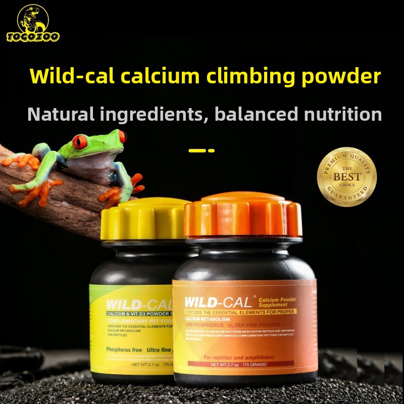 Calcium Powder Reptile - TOGOZOO WILDCAL Reptile Calcium Powder with
