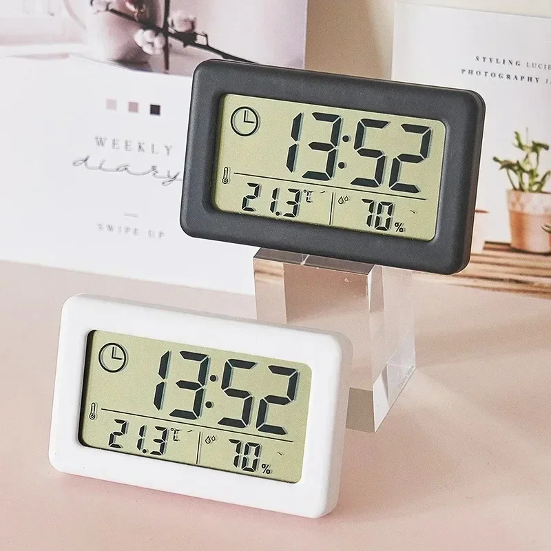 Digital Hygrometer Probe - Digital Clock Alarm Clocks Bedroom Decoration
