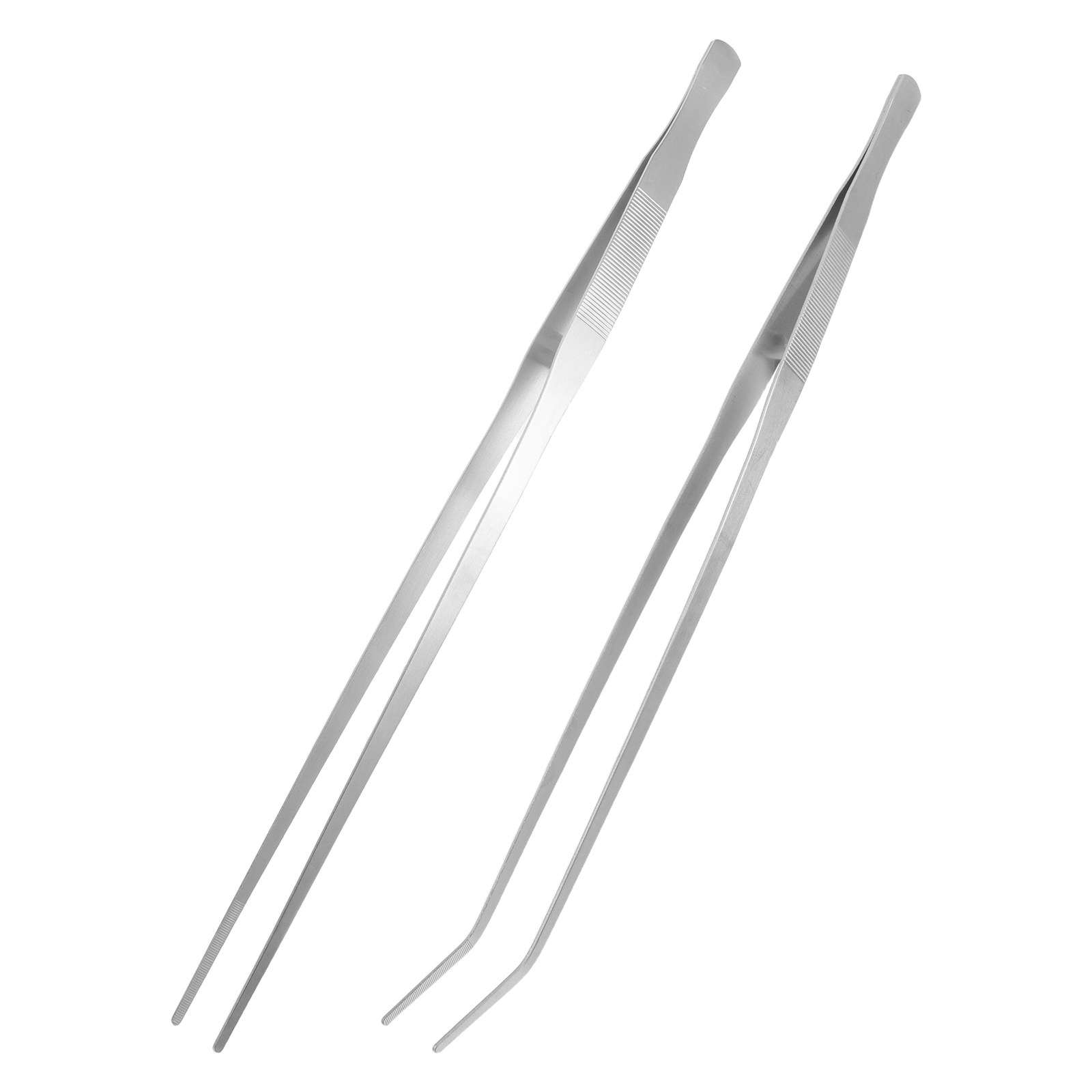 2Pcs Long Tweezers Stainless S - Feeding Tong Stainless 评论和价格