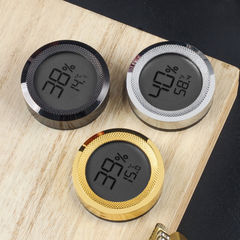 Mini Digital Display Cigar Hyg - Digital Hygrometer Probe 评论和价格