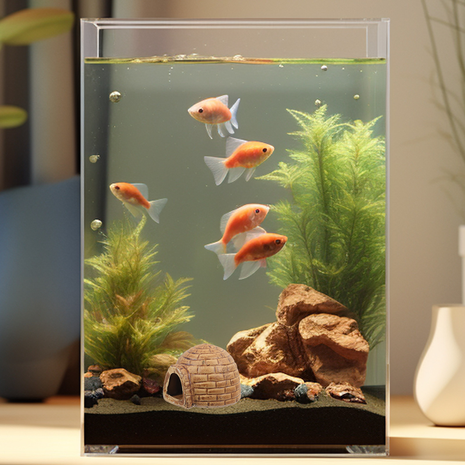 Premium Ceramic Aquarium Hides - Hide Cave Ceramic 评论和价格
