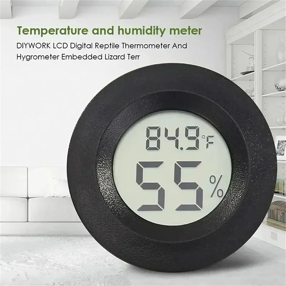 Mini Round Digital Thermometer - Digital Hygrometer Probe 评论和价格