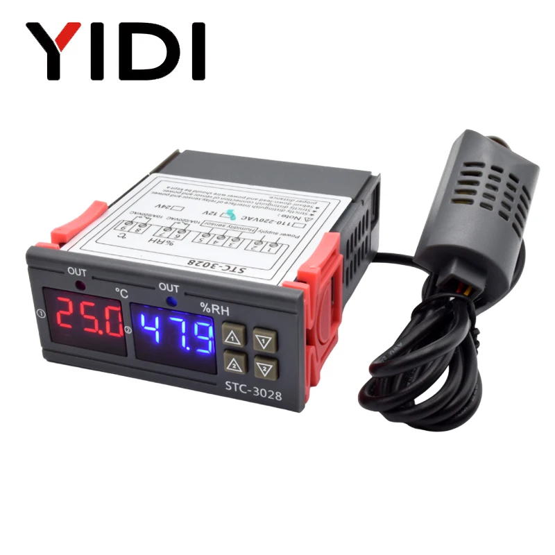 STC-3028 LED Digital Thermosta - Digital Hygrometer Probe 评论和价格