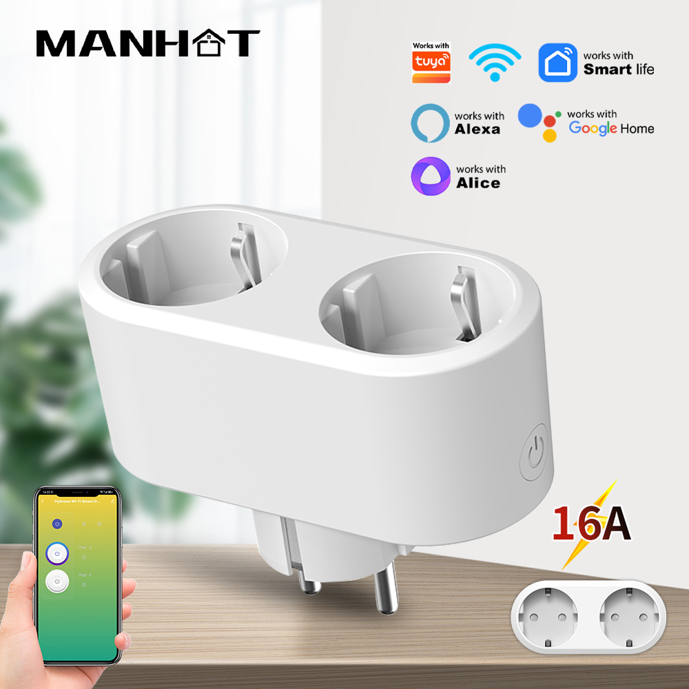 WiFi Smart Plug Dual Outlet 16 - Timer Dual Outlet 评论和价格