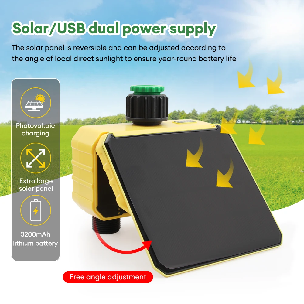 WiFi Solar Timer Dual Water Va - Timer Dual Outlet 评论和价格