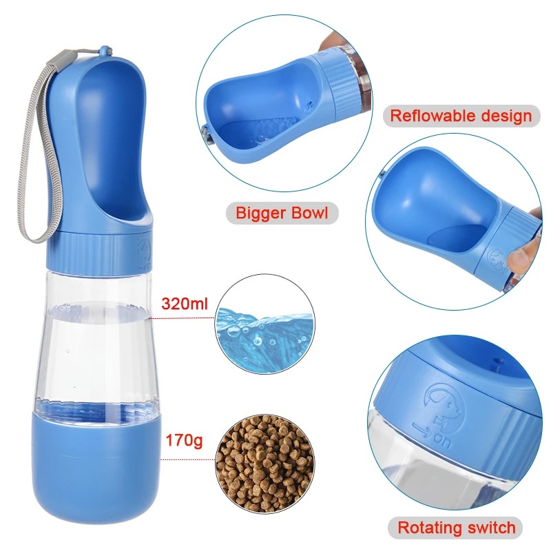 320ML Portable Dog Water Bottl - Royal Canin Food Medium 评论和价格