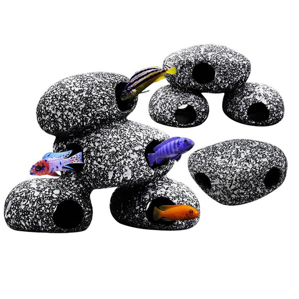 Aquarium Cave Fish Tank Hide O - Hide Cave Ceramic 评论和价格