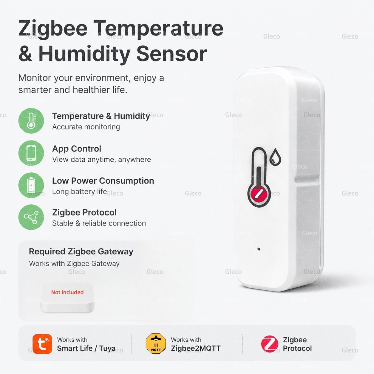 Tuya Zigbee 3.0 Temperature An - Digital Hygrometer Probe 评论和价格