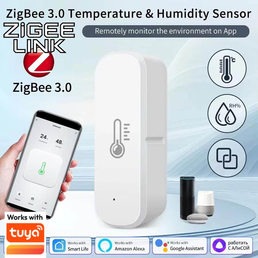 Smart Zigbee 3.0 Temperature H - Digital Hygrometer Probe 评论和价格